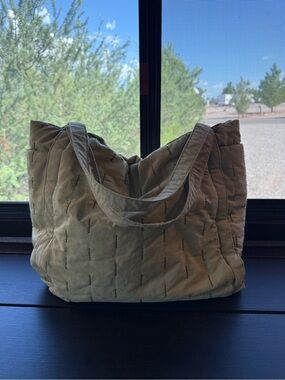 Handmade Style Quilted Cotton Tote | Target Style | Kantha Stitch Market Bag